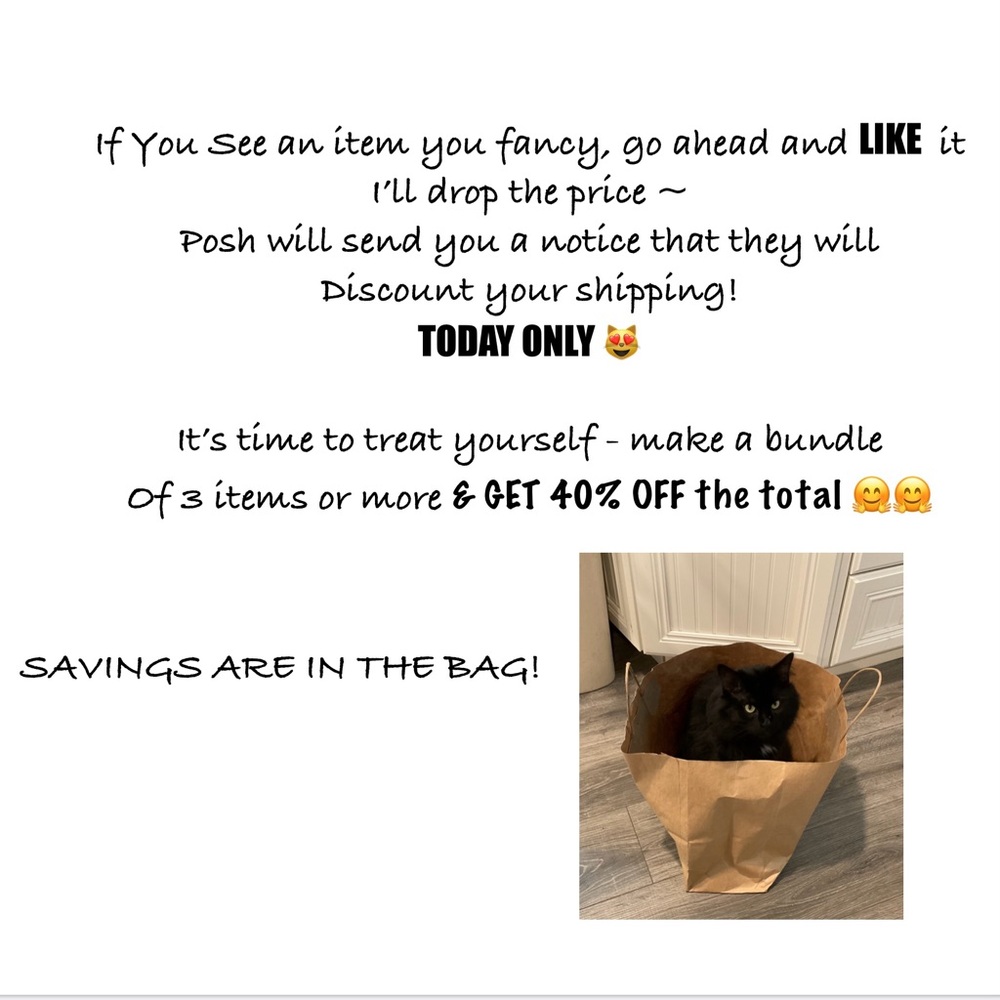 PRICE DROP DAY Like an item - I’LL DROP THE PRICE POSH WILL DISCOUNT SHI…
